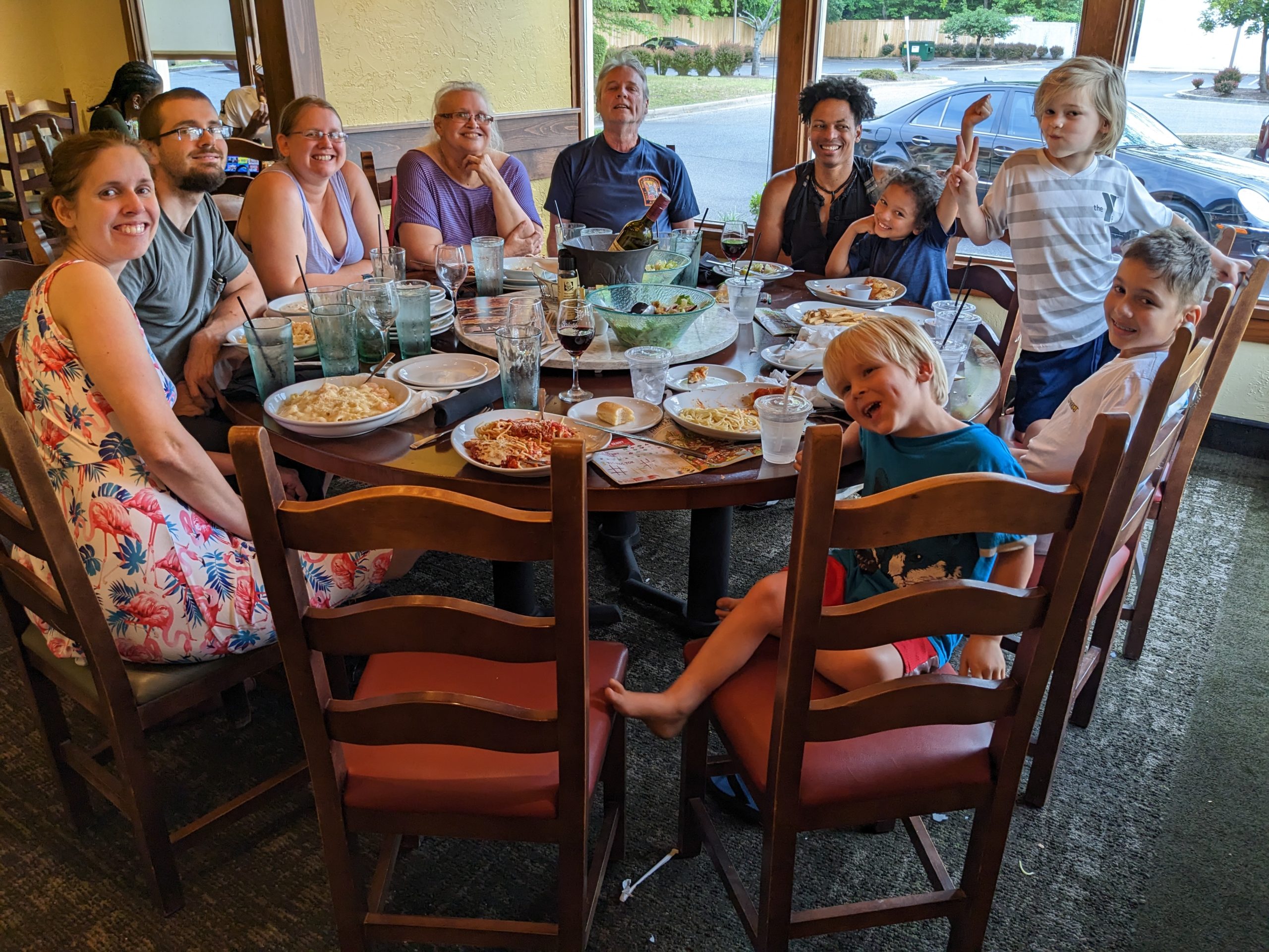 Family Dinner at Olive Garden