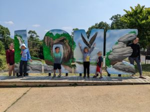 Love Sign at Natural Bridge State Park