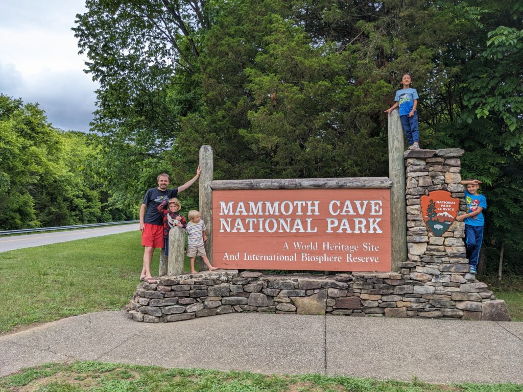 Mammoth Cave National Park Entrance Sign