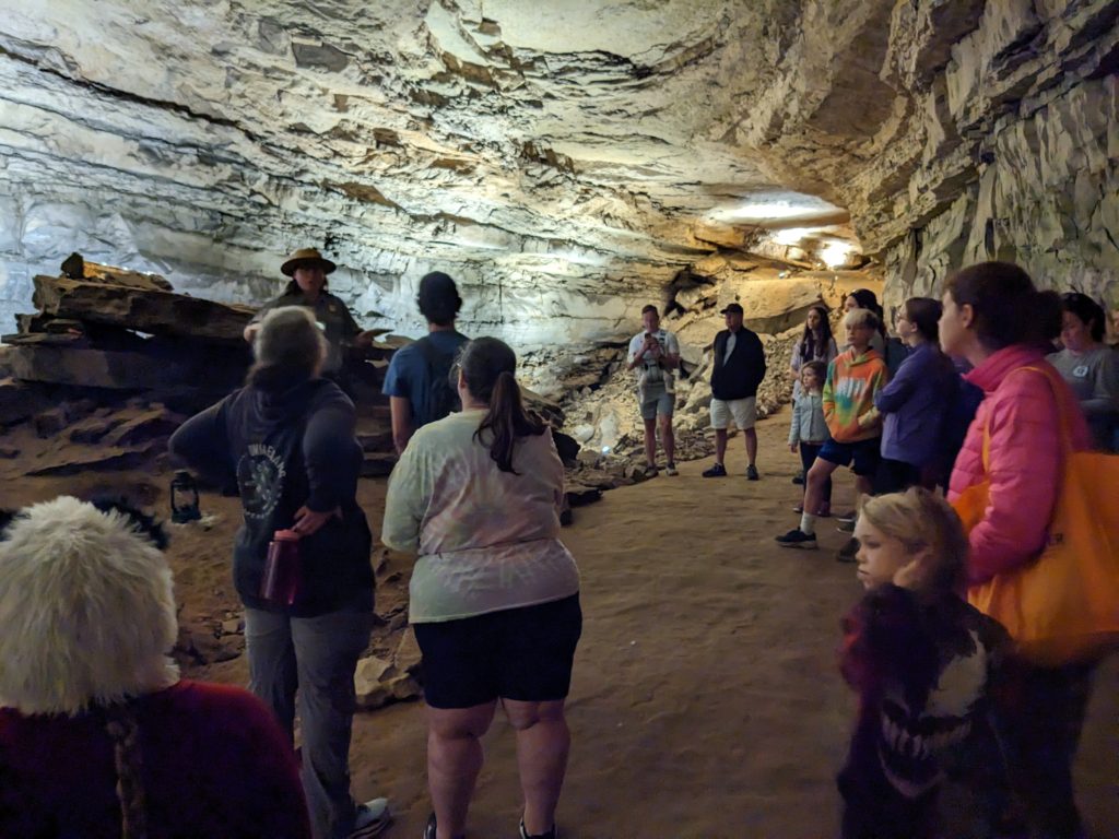 On the Cleveland Avenue cave tour