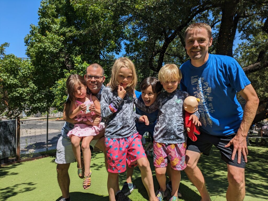 Ben and the Author and their Kids