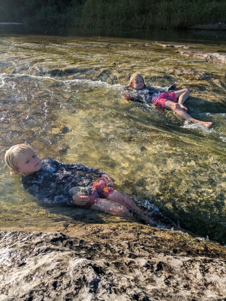 Cooling off in Onion Creek