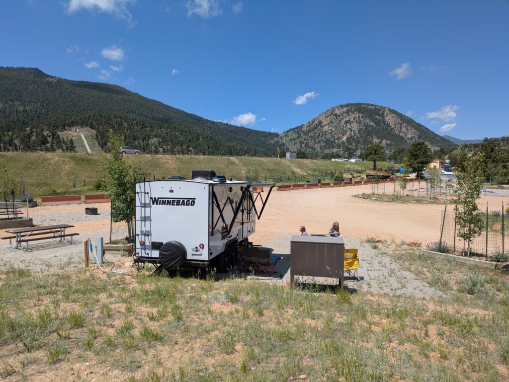 Mary's Campground in the mountains - Estes Park, Colorado