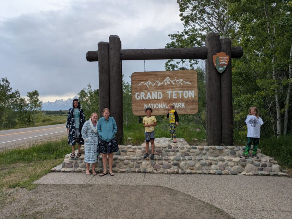 Grand Teton's Visitor Sign