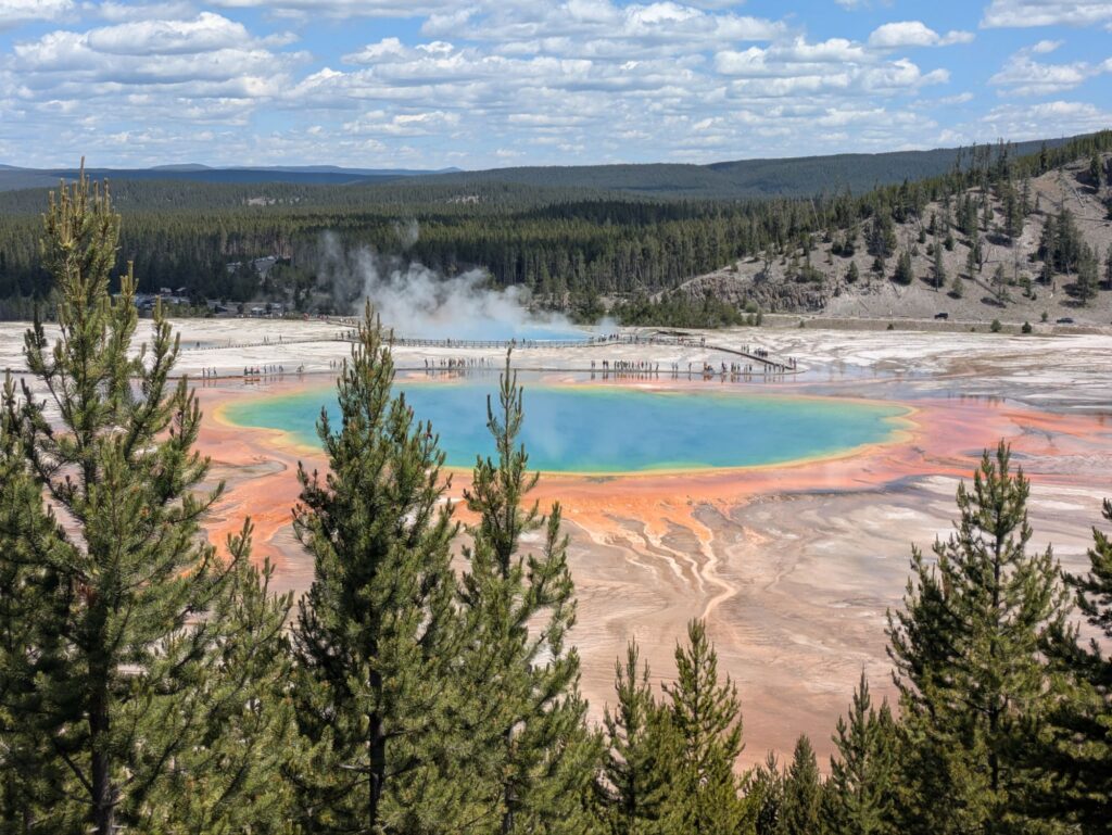 Grand Prismatic Spring in all it's glory