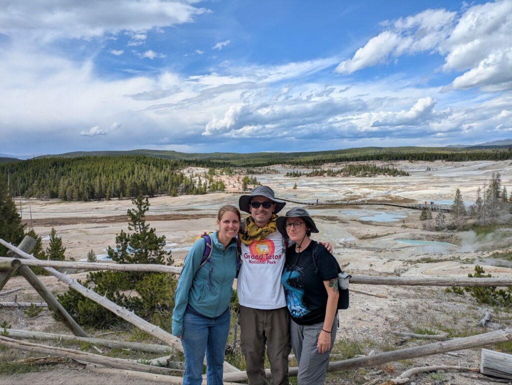 Norris Geyser Basin with Ean