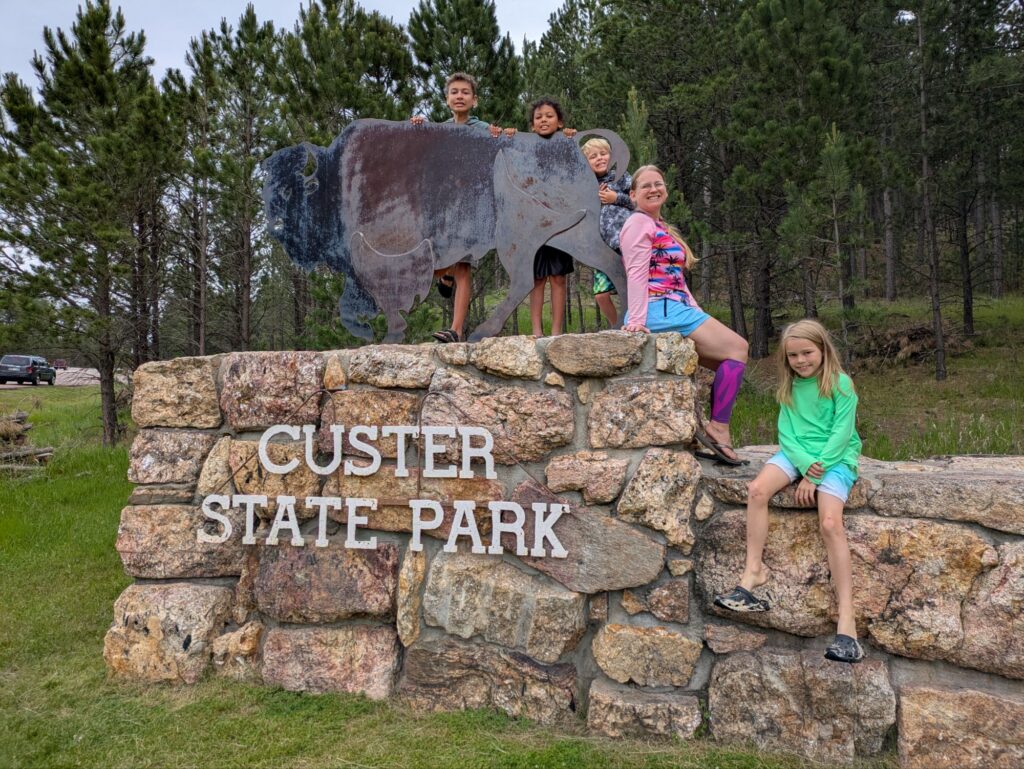 Custer State Park Welcome Sign