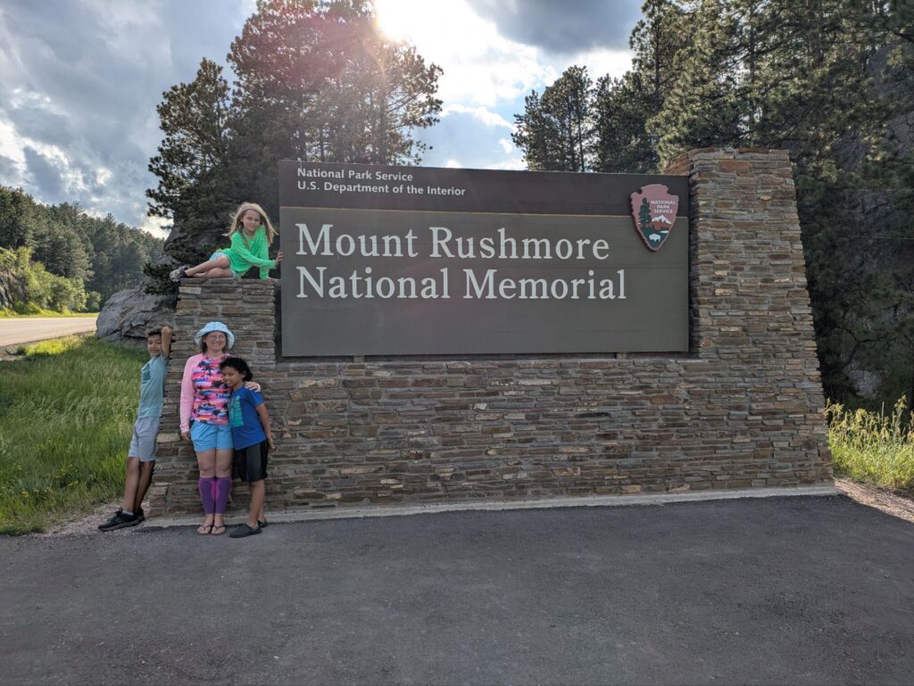Mount Rushmore National Memorial Welcome Sign