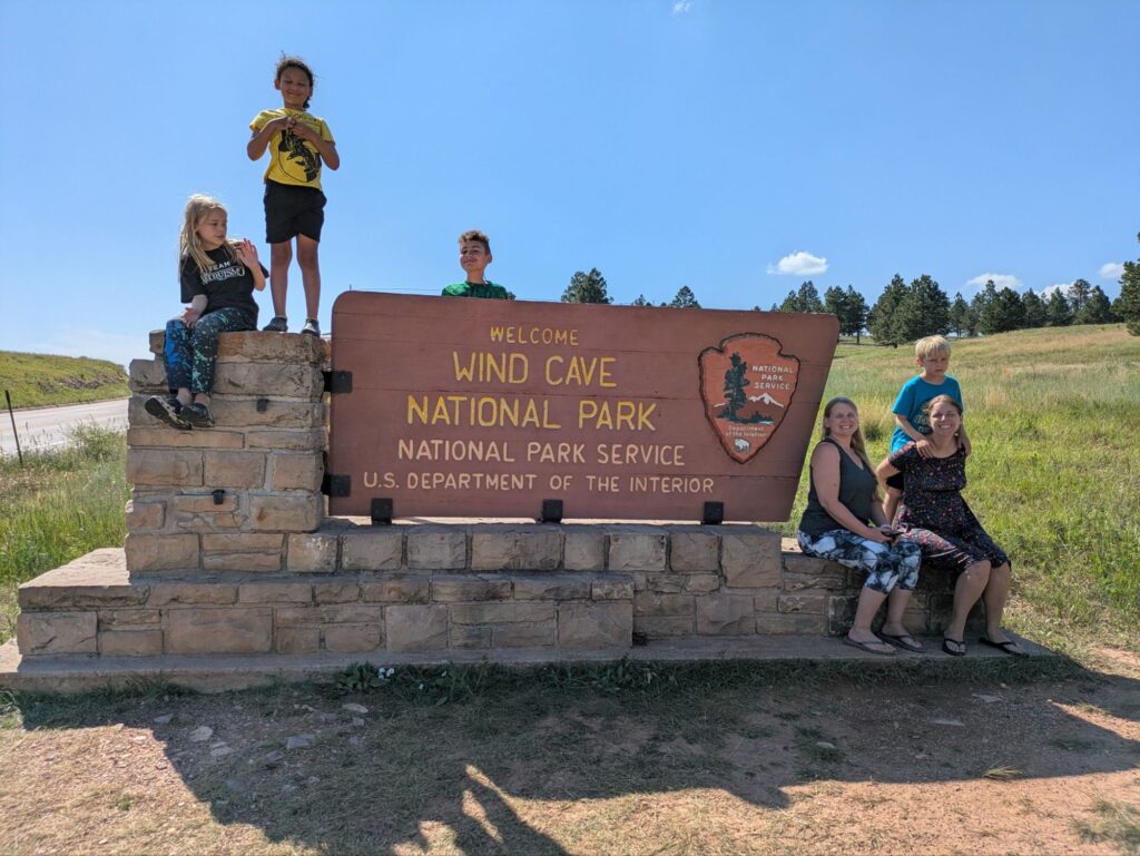 Wind Cave National Park welcome sign