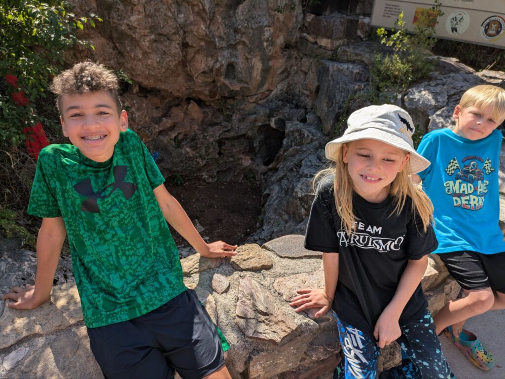 Outside the Natural Entrance to Wind Cave