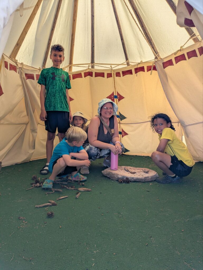 Soaking in the Lakota Culture under the Tee Pee