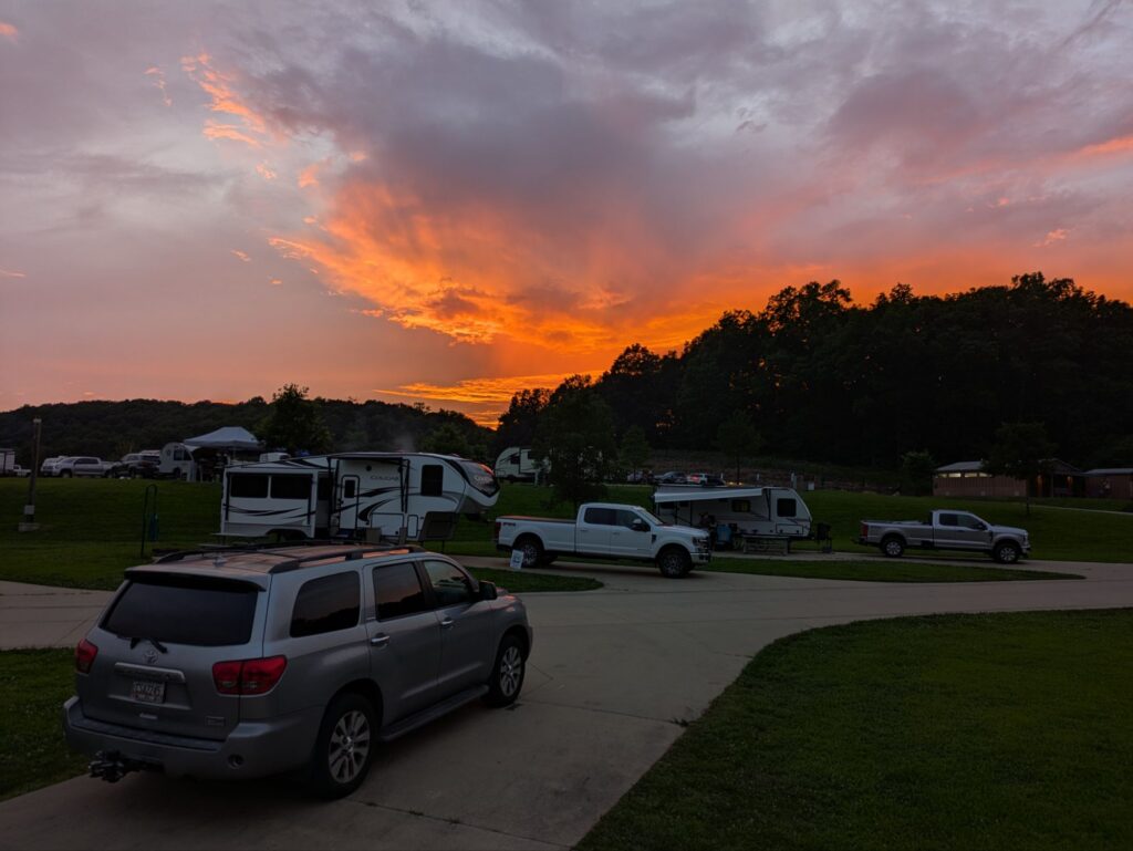 Storms behind us, serenity ahead.