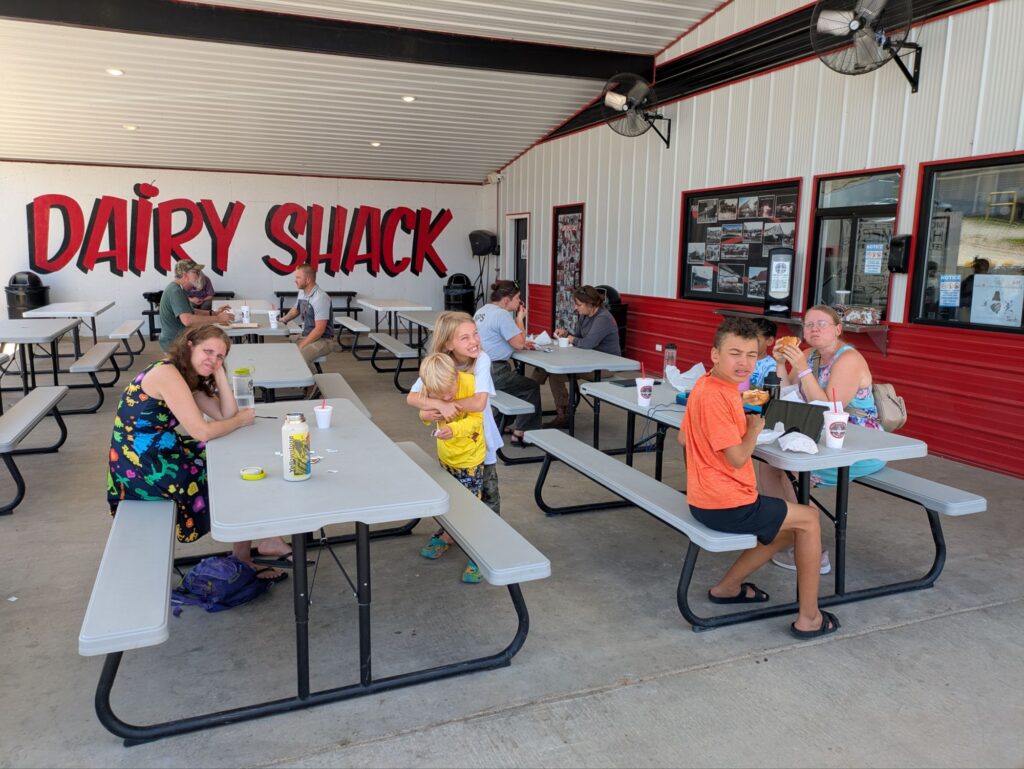 Dairy Shack, Eminence, Missouri: Locally owned and Run in this town with a population of 523