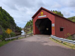 Fundy National Park red bridge