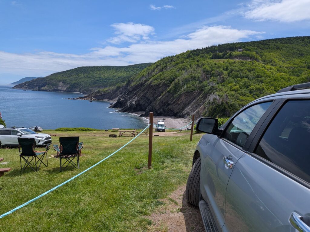 View of Meat Cove, the Northernmost Settlement in Nova Scotia