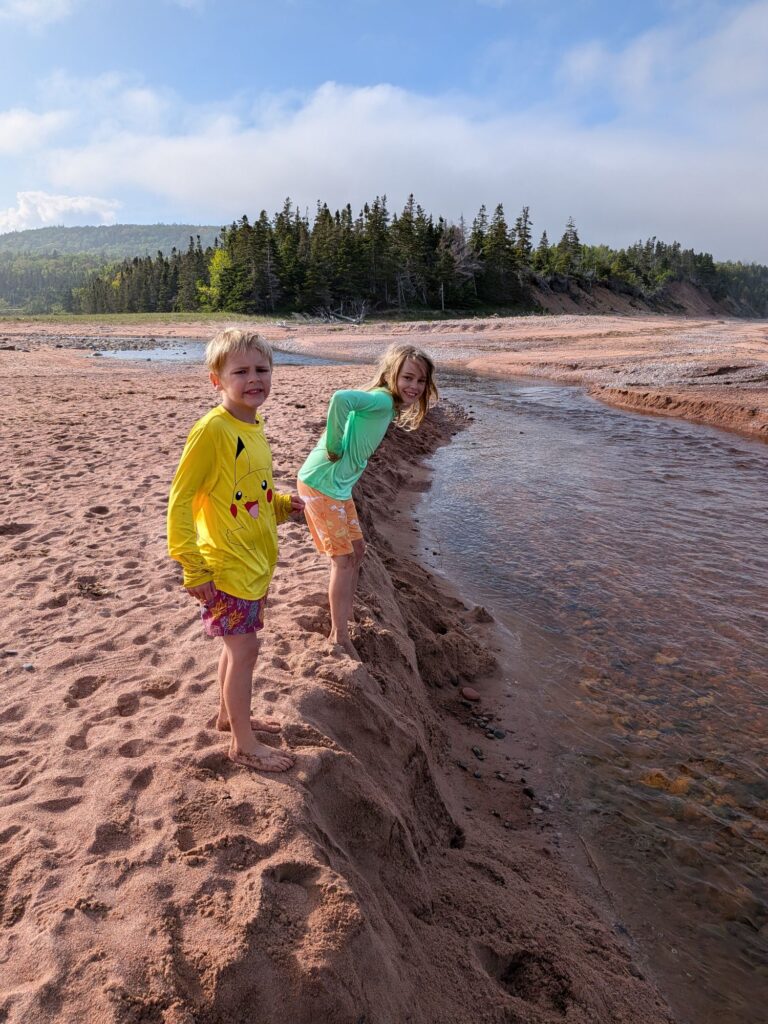 Standing at the Edge of the Sandy Cliffs
