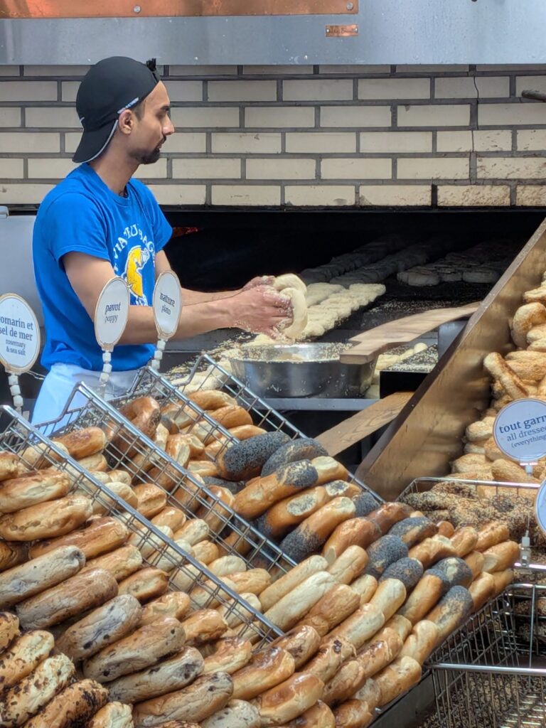 Famous Bagel Making of St. Viateur