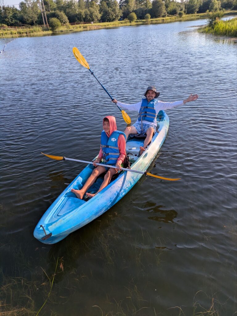 Kayaking at the Campground