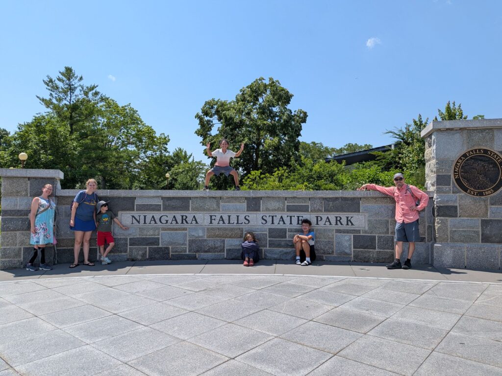 Niagra Falls State Park Welcome SIde (American Side)