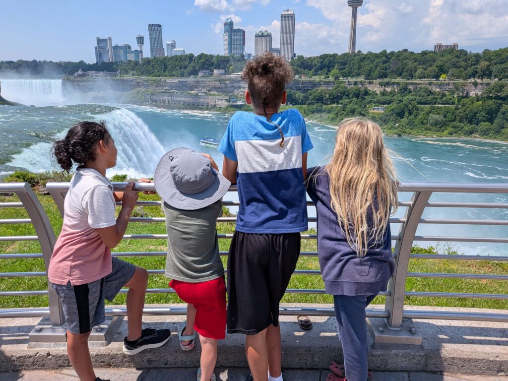 Cousin's Taking in the view of Canada at Niagra (American Side)
