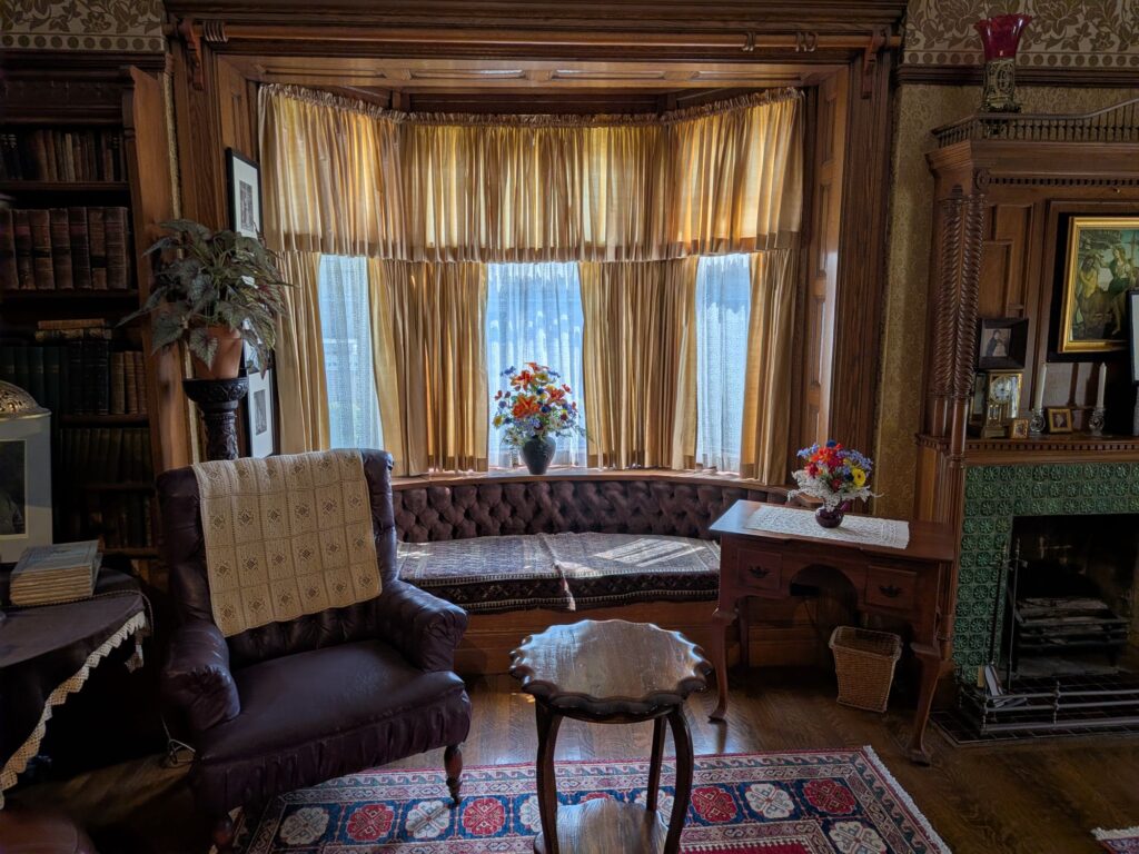 The actual site (the small table) that Theodore Roosevelt was inaugurated