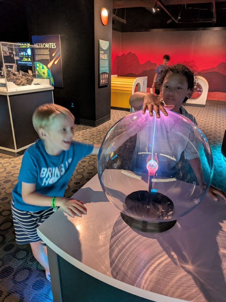 Conducting Science Experiements at the Science Museum in Buffalo